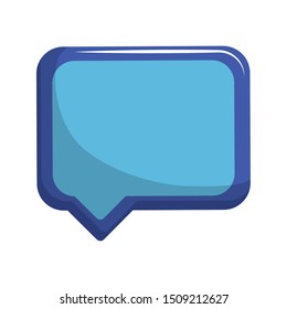 speech bubble message icon vector illustration