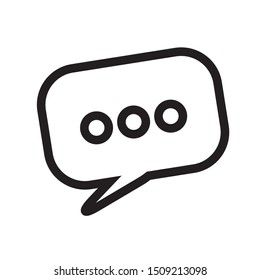 speech bubble message icon vector illustration