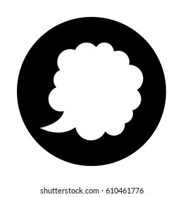 speech bubble message icon vector illustration design