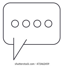 speech bubble message isolated icon vector illustration design