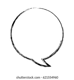 speech bubble message isolated icon