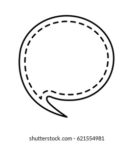speech bubble message isolated icon