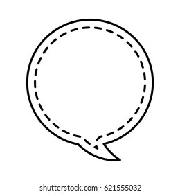 speech bubble message isolated icon