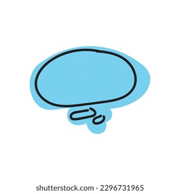 speech bubble and message simple icon