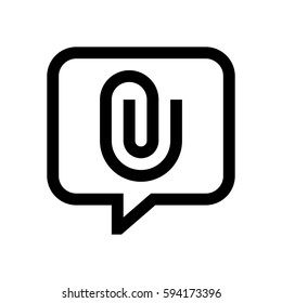 Speech bubble mini line, icon, background and graphic. The icon is black and white, linear  flat, vector, pixel perfect, minimal, suitable for web and print. 