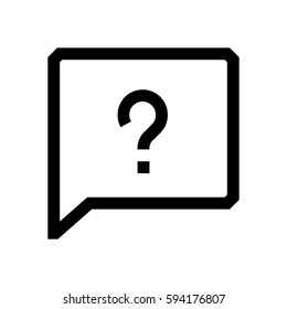 Speech bubble mini line, icon, background and graphic. The icon is black and white, linear  flat, vector, pixel perfect, minimal, suitable for web and print. 