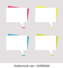 Speech bubble. Minimalistic communication icon.