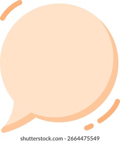 Speech Bubble with Motion Lines for Dynamic Communication