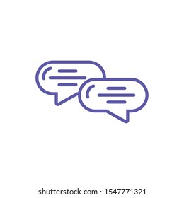 speech bubble on white background vector illustration design