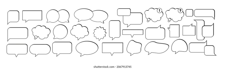 speech bubble on white background