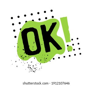 Speech Bubble, paint design vector illustration on white background