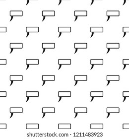 Speech bubble pattern seamless vector repeat geometric for any web design