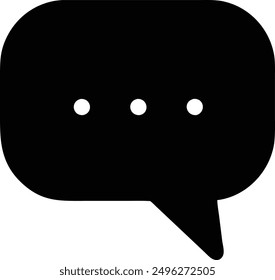 speech bubble with phone icon with three dots