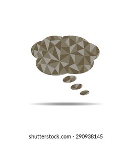 speech bubble polygon