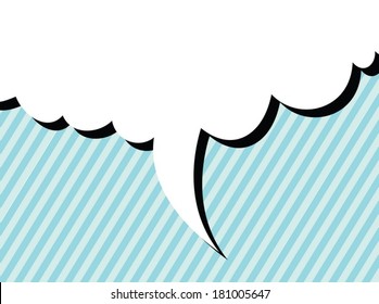 Speech Bubble Pop Art