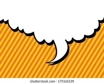 Speech Bubble  Pop Art Style