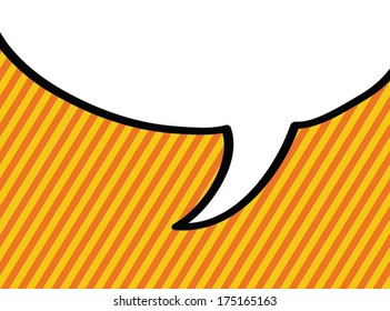 Speech Bubble  Pop Art Style