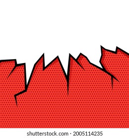Speech Bubble in Pop Art Style. Vector illustration