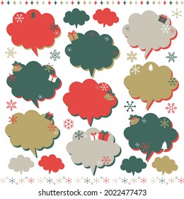 Speech bubble POP
Christmas design