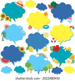 Speech bubble POP
Summer design