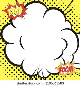 Speech Bubble in Pop-Art Style
