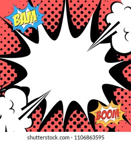 Speech Bubble in Pop-Art Style
