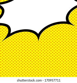 Speech Bubble Pop-Art Style 