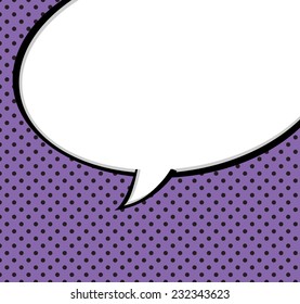 Speech Bubble in Pop-Art Style