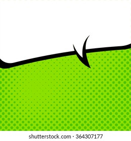Speech Bubble Pop-Art Style