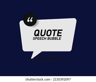 Afiche de la burbuja de discursos y diseño de pancartas en fondo azul