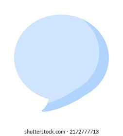 Speech bubble quote icon. Vector illustration