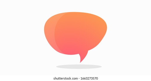 Speech bubble quote icons. Flat vector design