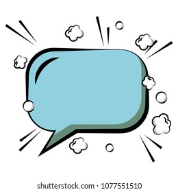 speech bubble with rectangle shaped icon