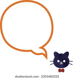 Speech bubble for Ribbon Cat
