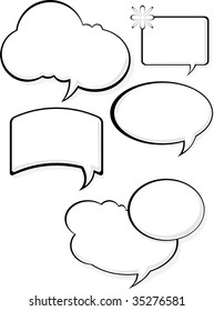 Speech Bubble set