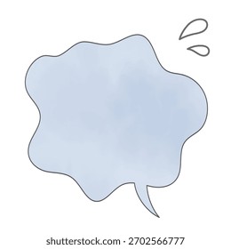 Balão de fala definido para expressar preocupações, reclamações e tristeza. Quadros temáticos de confusão para sentimentos emocionais.