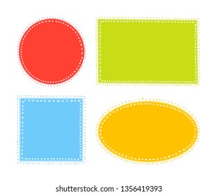 Speech Bubble set in Sketch hand drawn style. Space for quote and text. Vector illustration.