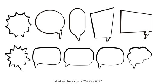 Speech Bubble Set , text bubbles
