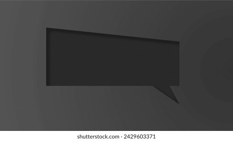 speech bubble shape with white background. space for text. abstract blank area for rill text of font. isolate background.