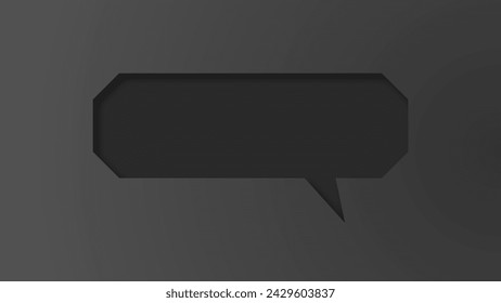speech bubble shape with white background. space for text. abstract blank area for rill text of font. isolate background.
