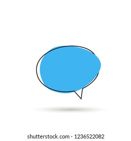 Speech bubble sign