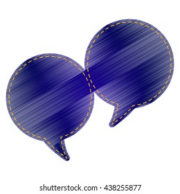Speech bubble sign