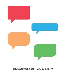 speech bubble sign symbol vector icon	