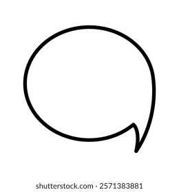 speech bubble sign symbol vector icon	