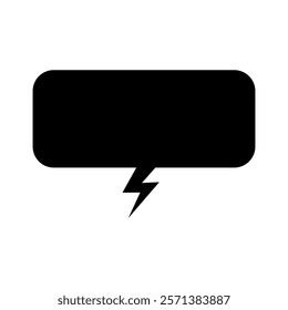 speech bubble sign symbol vector icon	