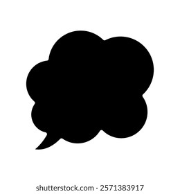 speech bubble sign symbol vector icon	