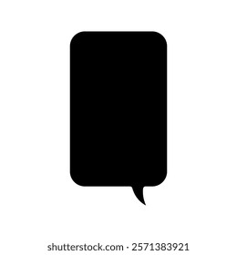 speech bubble sign symbol vector icon	