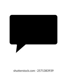 speech bubble sign symbol vector icon	
