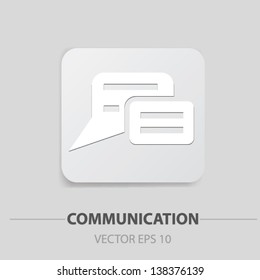 Speech bubble sign,vector