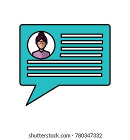 speech bubble sms chat message internet